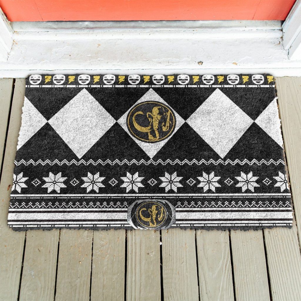 gearhuman 3d power ranger ugly black doormat gv25012 doormat 613178 8be4106c a277 4b75 8042 130252b98b9d - Power Rangers Mall