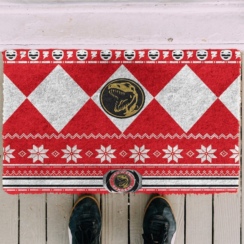 gearhuman 3d power ranger ugly red doormat gv25017 doormat 771707 da620b4d af33 465e bb72 395245488d44 - Power Rangers Mall