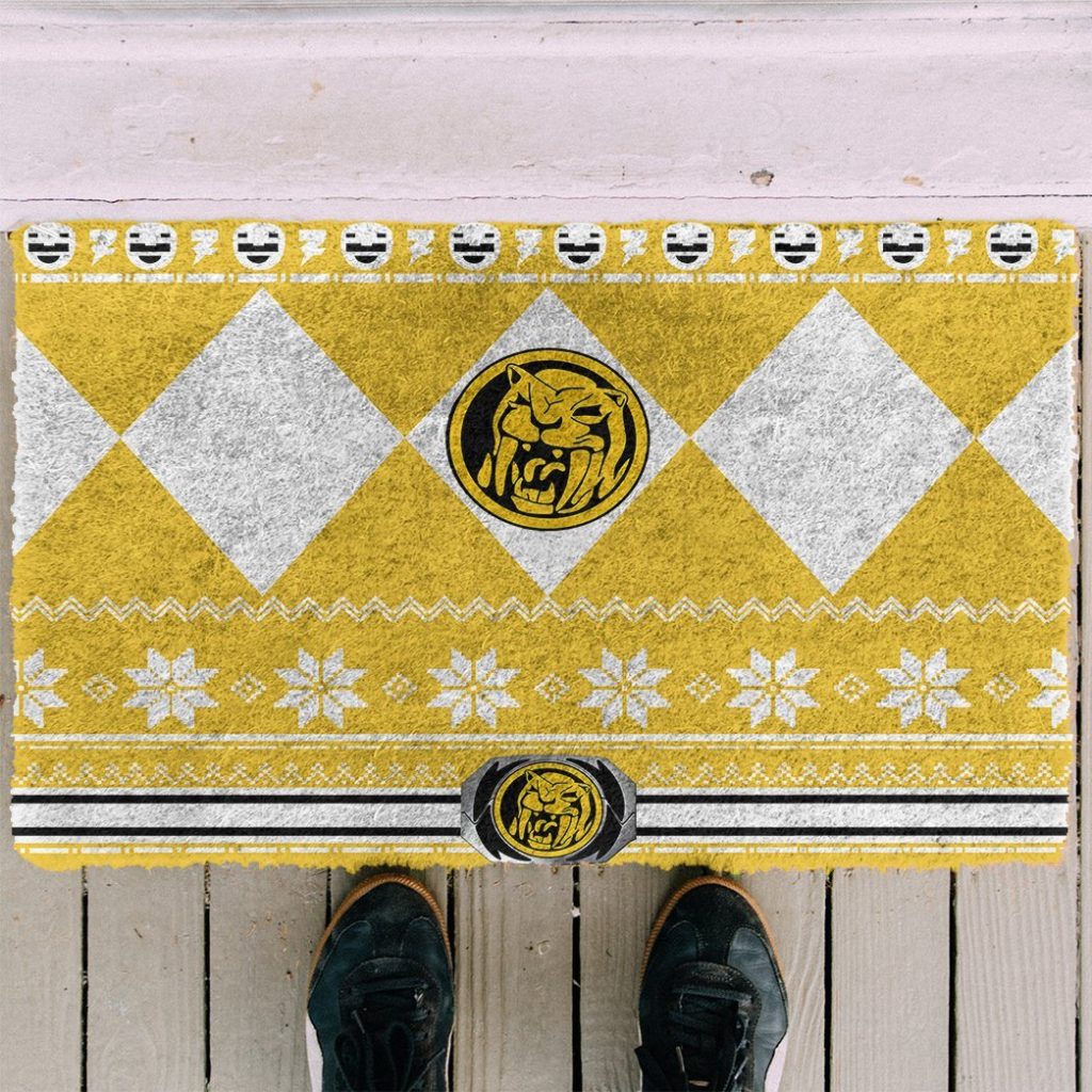 gearhuman 3d power ranger ugly yellow doormat gv25016 doormat 466852 02b22fff 753b 4d69 a24e 52d00ba9a1e8 - Power Rangers Mall