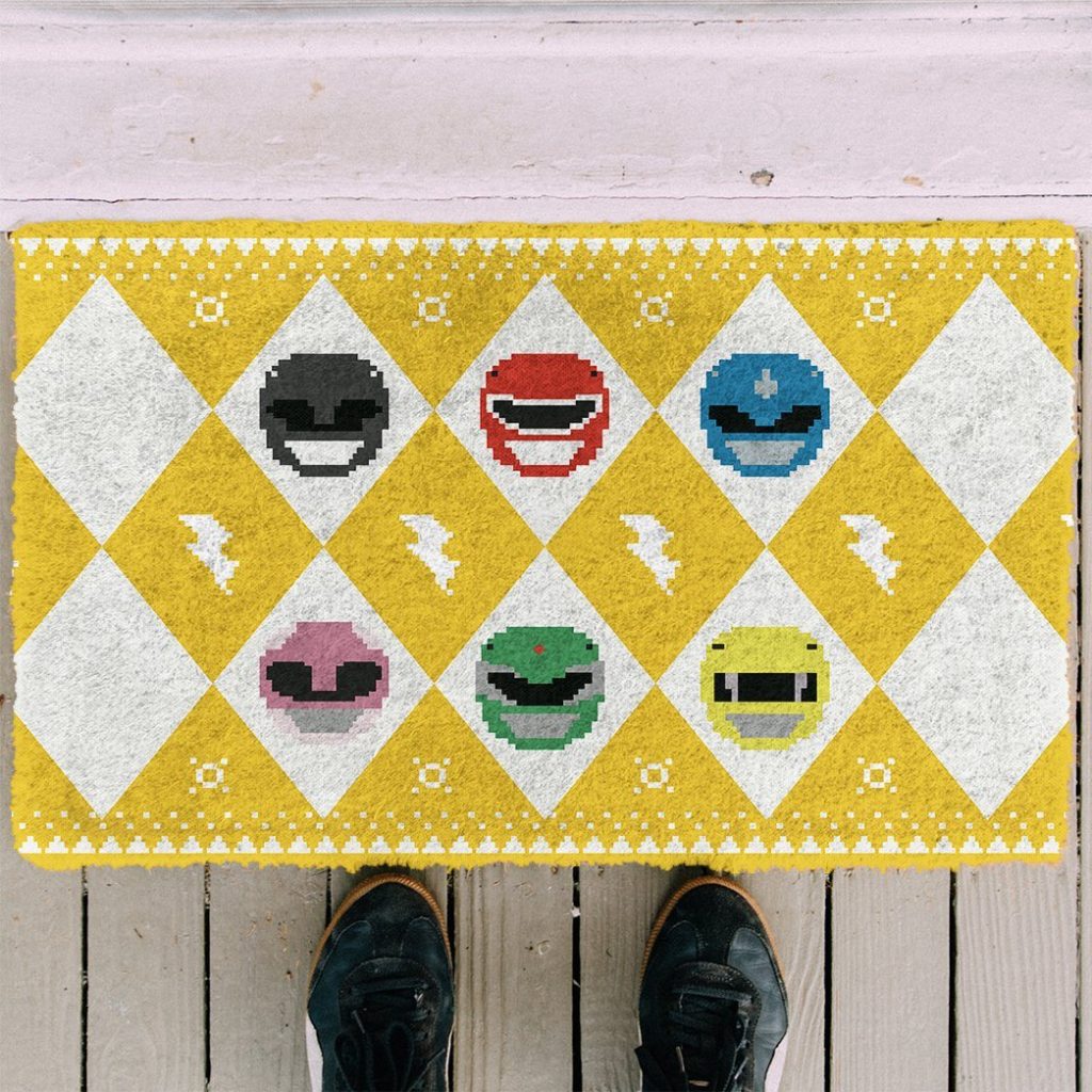 gearhuman 3d power ranger yellow ugly doormat gv250113 doormat 675059 e1f942a2 c0ef 4ea7 9db8 9bbc769c7e46 - Power Rangers Mall