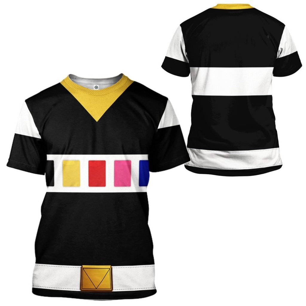gearhuman 3d power rangers in space black custom tshirt hoodie apparel gv040111 3d apparel 110108 - Power Rangers Mall