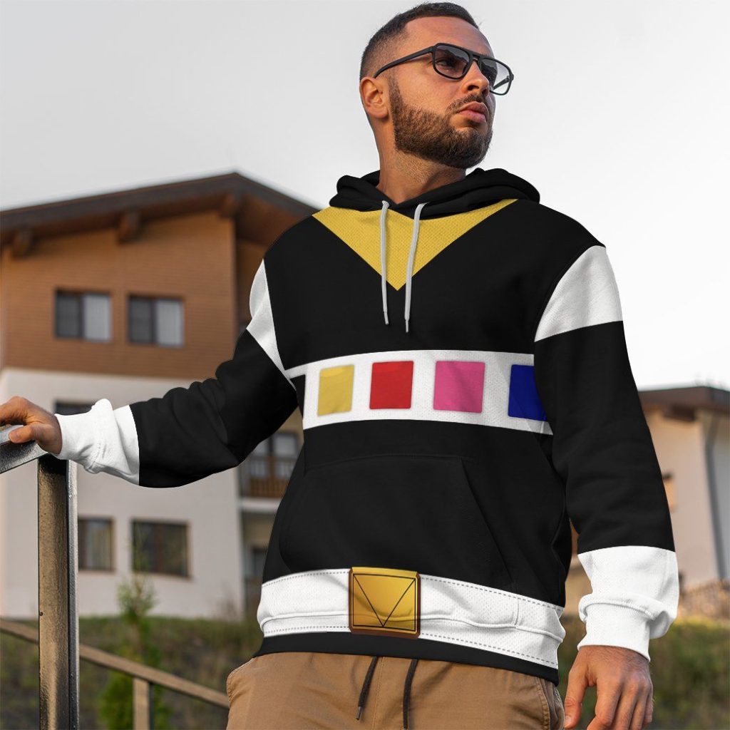 gearhuman 3d power rangers in space black custom tshirt hoodie apparel gv040111 3d apparel 225591 - Power Rangers Mall