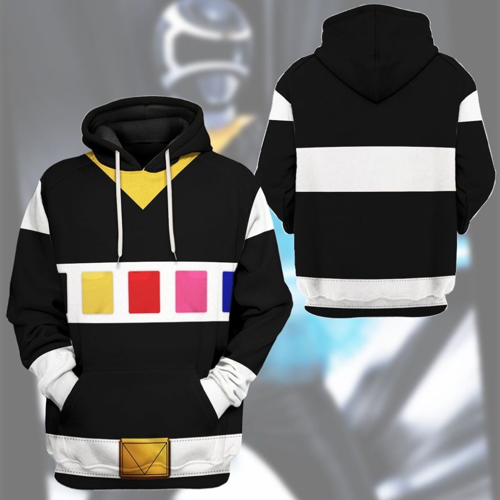 gearhuman 3d power rangers in space black custom tshirt hoodie apparel gv040111 3d apparel 532411 - Power Rangers Mall
