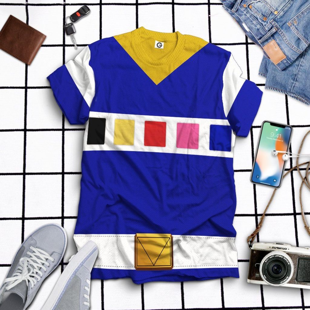 gearhuman 3d power rangers in space blue custom tshirt hoodie apparel gv040114 3d apparel 193715 - Power Rangers Mall