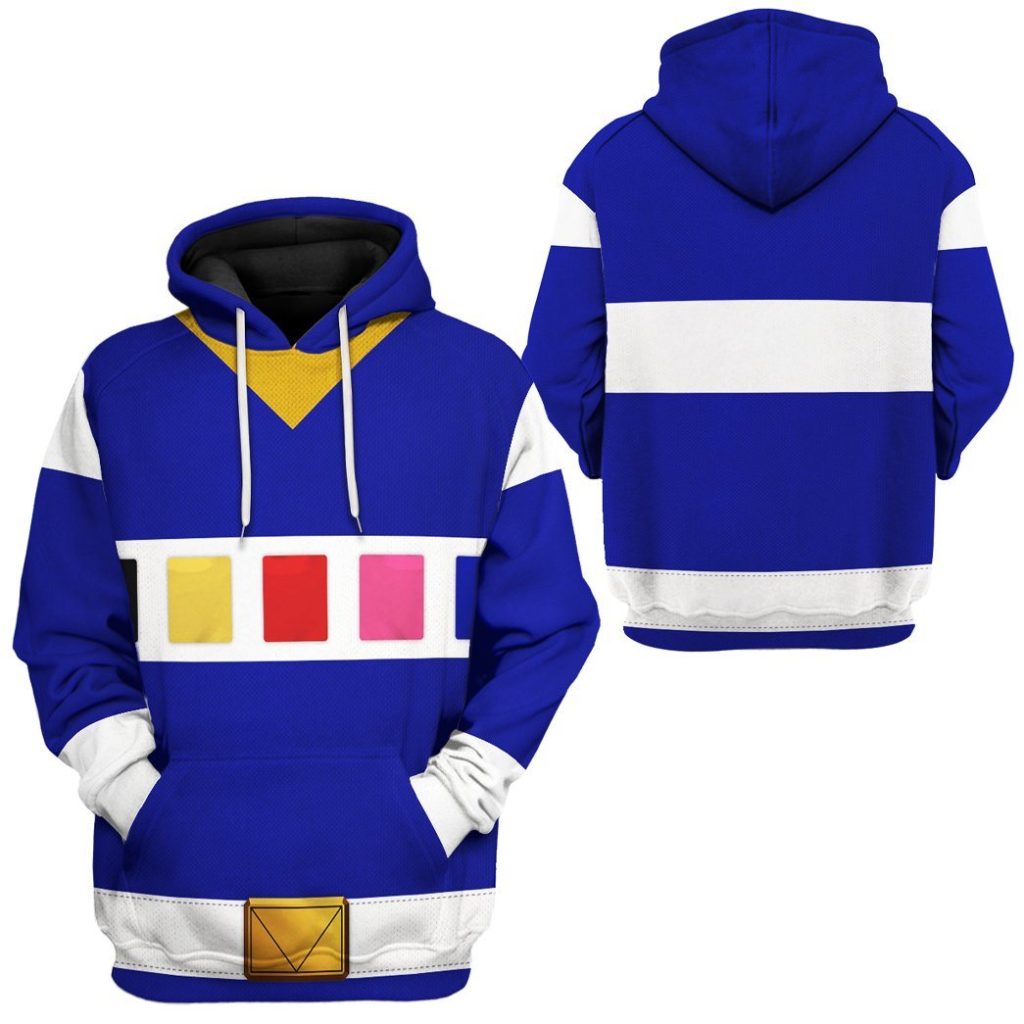 gearhuman 3d power rangers in space blue custom tshirt hoodie apparel gv040114 3d apparel 200029 - Power Rangers Mall
