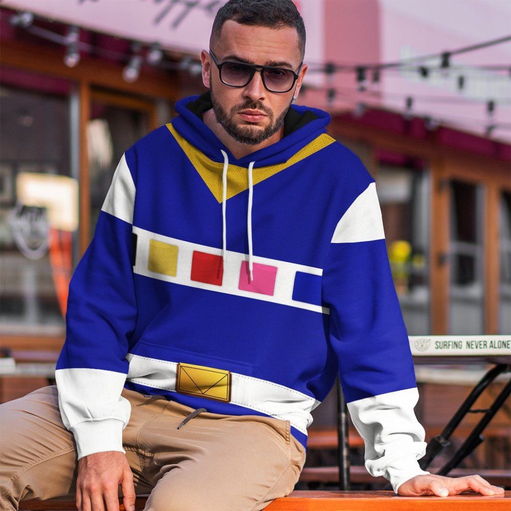 gearhuman 3d power rangers in space blue custom tshirt hoodie apparel gv040114 3d apparel 458394 - Power Rangers Mall
