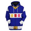 gearhuman 3d power rangers in space blue custom tshirt hoodie apparel gv040114 3d apparel zip hoodie s 337485 - Power Rangers Mall
