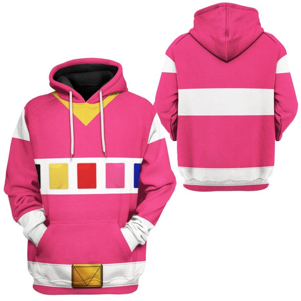 gearhuman 3d power rangers in space pink custom tshirt hoodie apparel gv040112 3d apparel 320609 - Power Rangers Mall