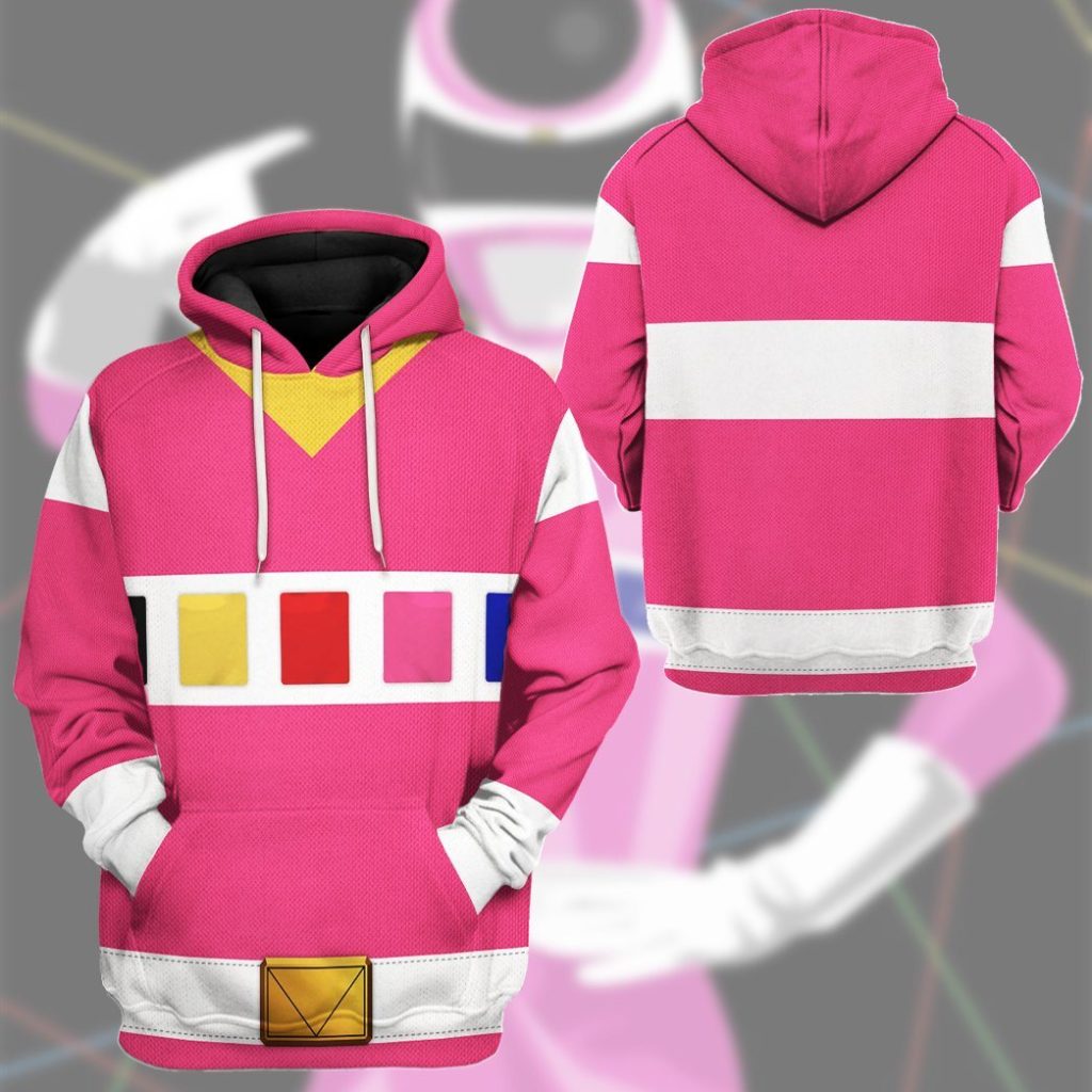 gearhuman 3d power rangers in space pink custom tshirt hoodie apparel gv040112 3d apparel 621483 - Power Rangers Mall