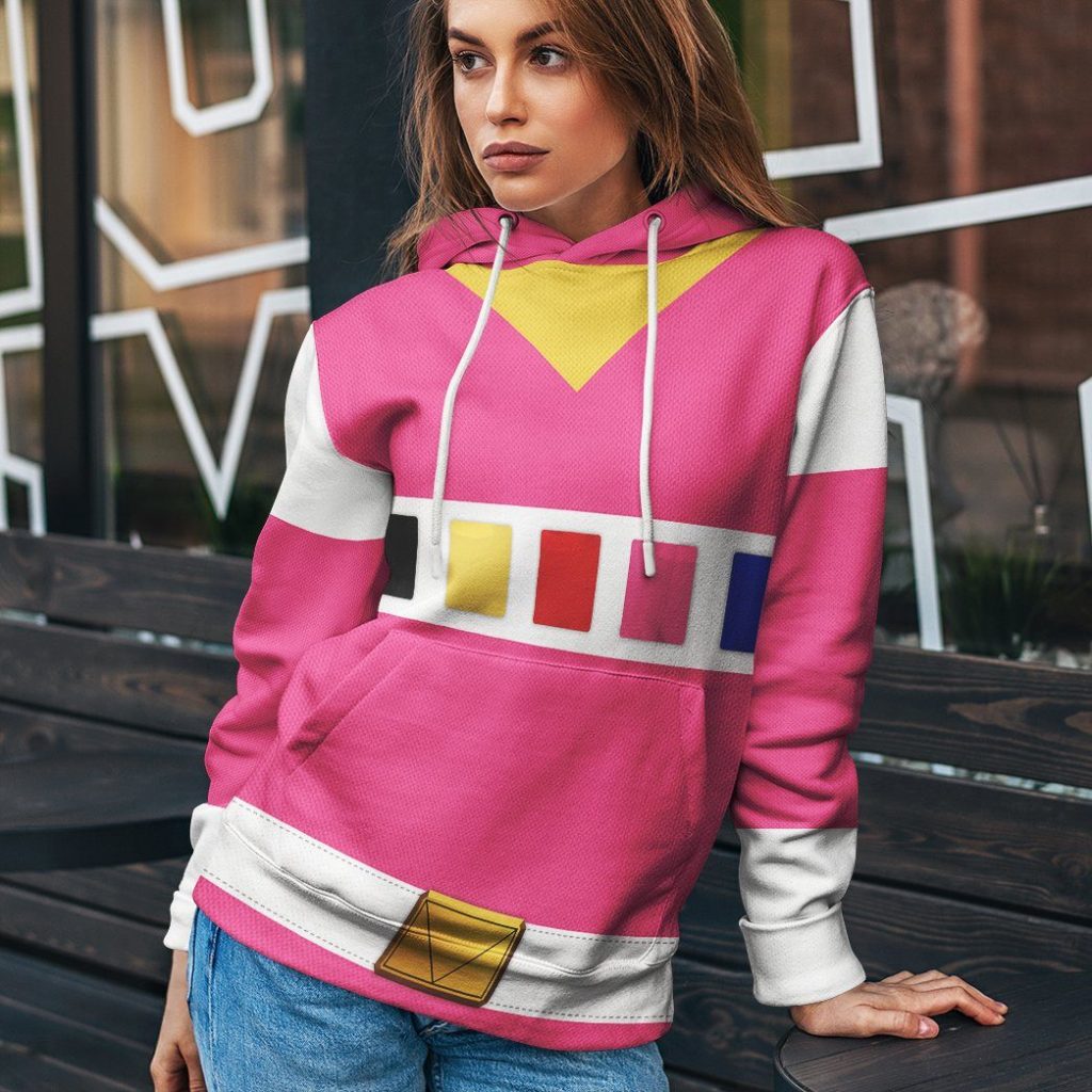 gearhuman 3d power rangers in space pink custom tshirt hoodie apparel gv040112 3d apparel 700425 - Power Rangers Mall