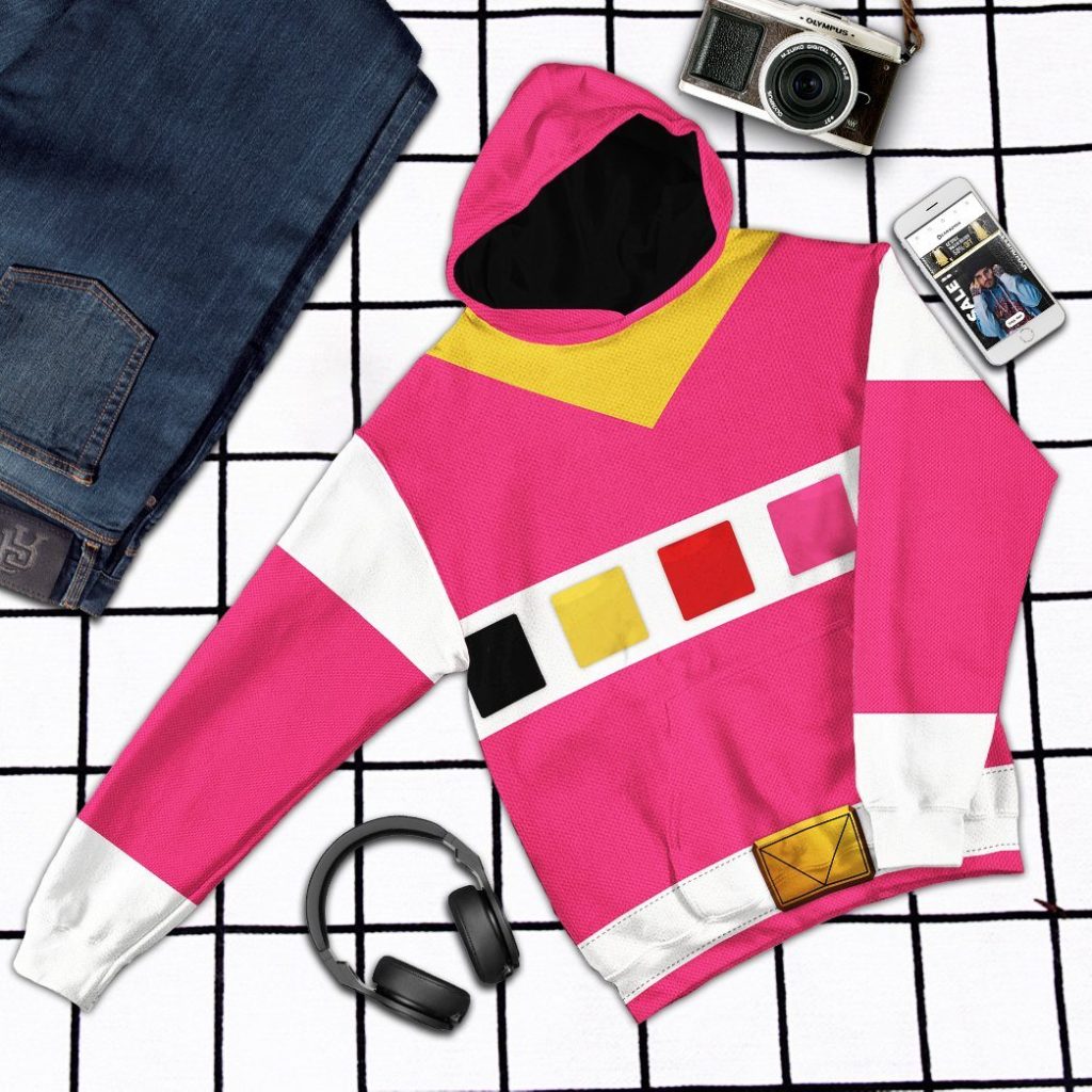 gearhuman 3d power rangers in space pink custom tshirt hoodie apparel gv040112 3d apparel 779406 - Power Rangers Mall
