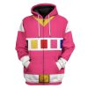 gearhuman 3d power rangers in space pink custom tshirt hoodie apparel gv040112 3d apparel zip hoodie s 635198 - Power Rangers Mall