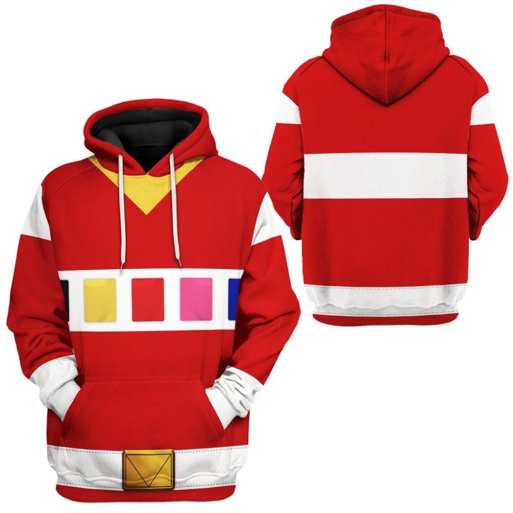 gearhuman 3d power rangers in space red custom tshirt hoodie apparel gv040115 3d apparel 184533 - Power Rangers Mall