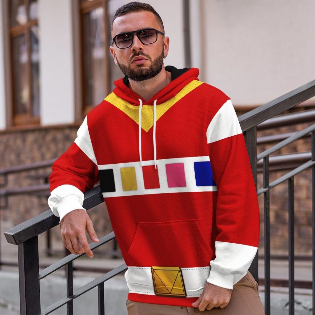 gearhuman 3d power rangers in space red custom tshirt hoodie apparel gv040115 3d apparel 614487 - Power Rangers Mall