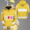 gearhuman 3d power rangers in space yellow custom tshirt hoodie apparel gv040113 3d apparel 539806 - Power Rangers Mall