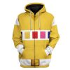 gearhuman 3d power rangers in space yellow custom tshirt hoodie apparel gv040113 3d apparel zip hoodie s 928376 - Power Rangers Mall