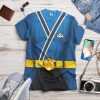 gearhuman 3d power rangers samurai blue custom tshirt hoodie apparel gv08018 3d apparel 275433 - Power Rangers Mall
