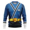gearhuman 3d power rangers samurai blue custom tshirt hoodie apparel gv08018 3d apparel long sleeve s 888680 - Power Rangers Mall