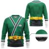 gearhuman 3d power rangers samurai green custom tshirt hoodie apparel gv08017 3d apparel 571068 - Power Rangers Mall