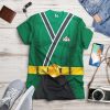 gearhuman 3d power rangers samurai green custom tshirt hoodie apparel gv08017 3d apparel 732375 - Power Rangers Mall