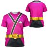 gearhuman 3d power rangers samurai pink custom tshirt hoodie apparel gv080110 3d apparel 909444 - Power Rangers Mall