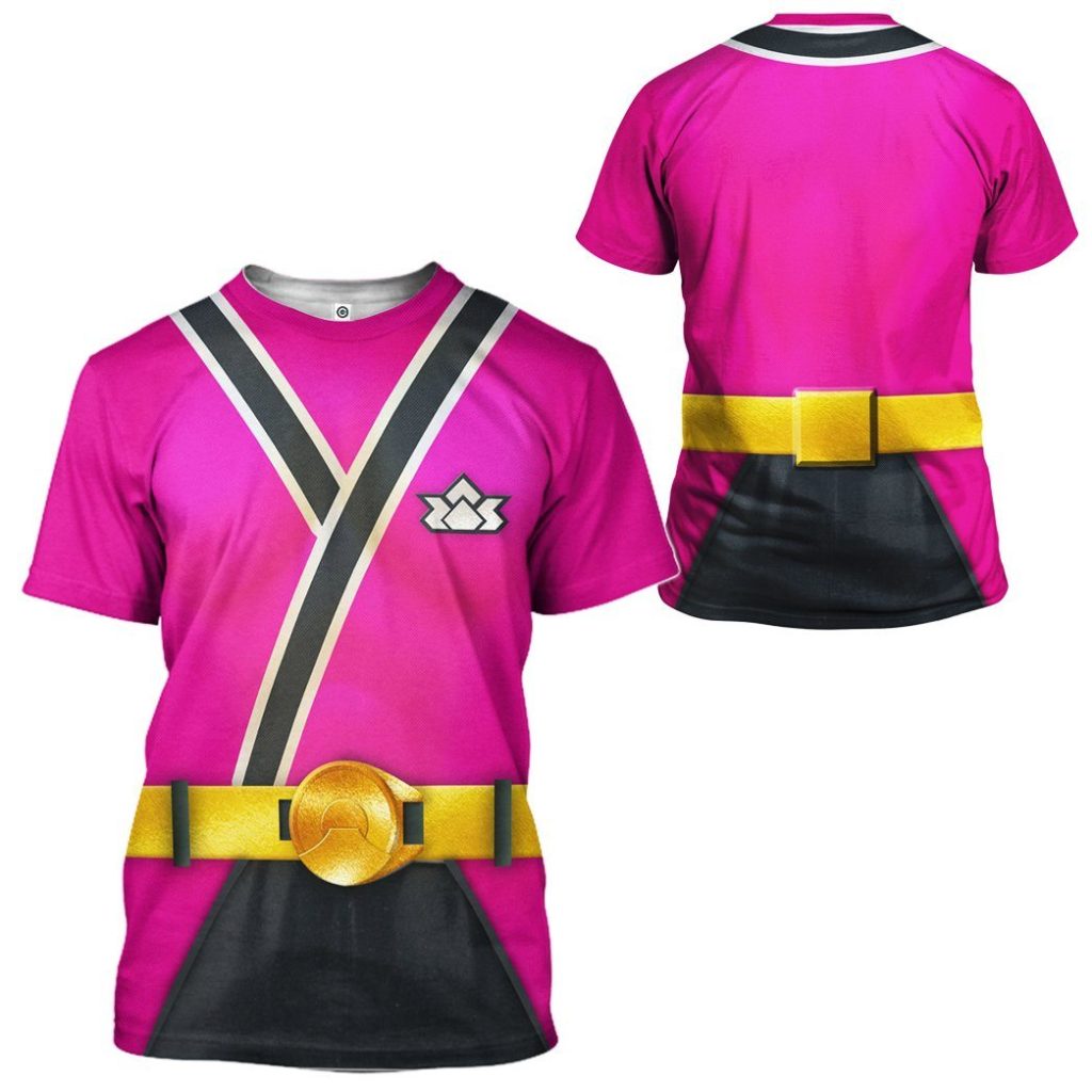 gearhuman 3d power rangers samurai pink custom tshirt hoodie apparel gv080110 3d apparel 909444 - Power Rangers Mall