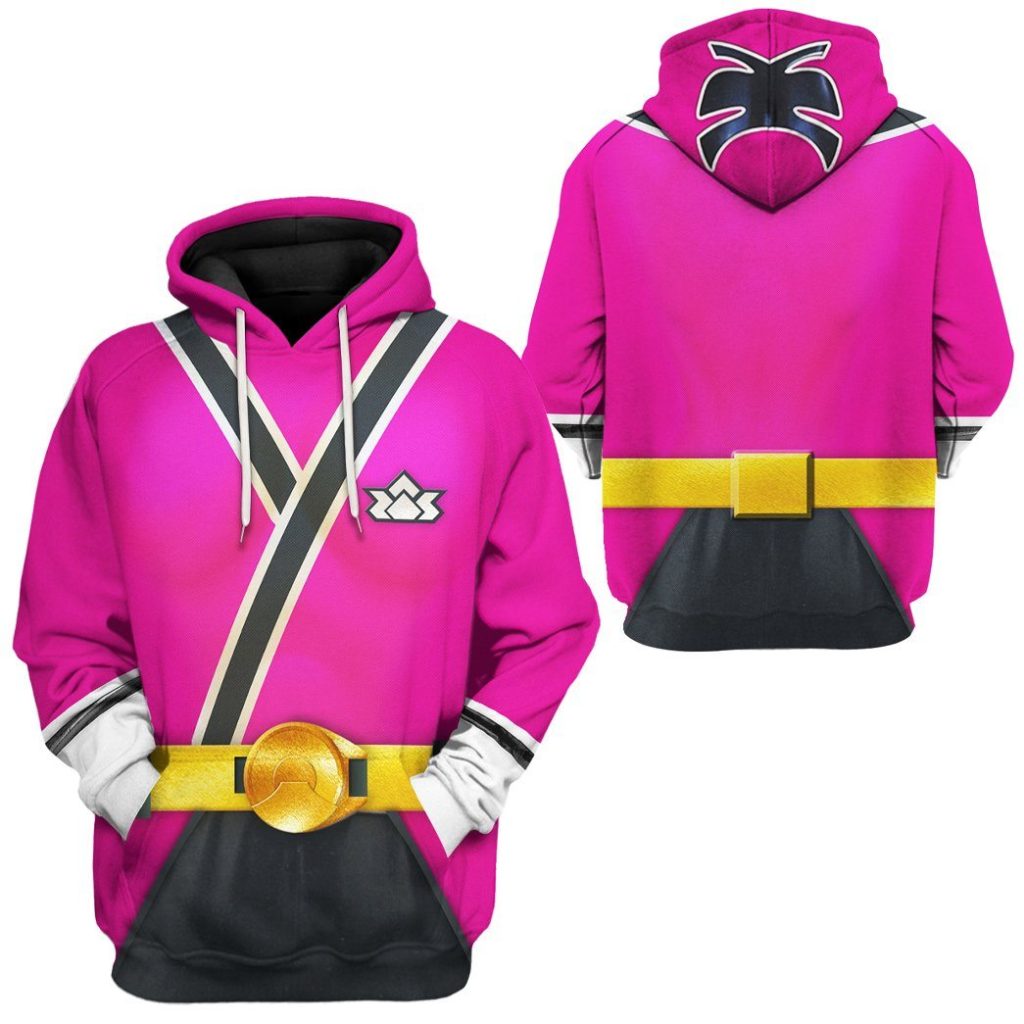 gearhuman 3d power rangers samurai pink custom tshirt hoodie apparel gv080110 3d apparel 932309 - Power Rangers Mall