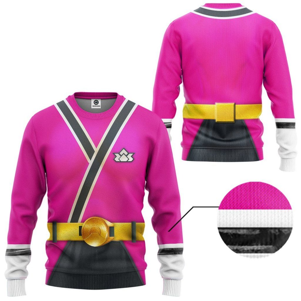 gearhuman 3d power rangers samurai pink custom tshirt hoodie apparel gv080110 3d apparel 991422 - Power Rangers Mall