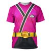 gearhuman 3d power rangers samurai pink custom tshirt hoodie apparel gv080110 3d apparel t shirt s 332004 - Power Rangers Mall