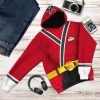 gearhuman 3d power rangers samurai red custom tshirt hoodie apparel gv08016 3d apparel 319558 - Power Rangers Mall