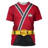 gearhuman 3d power rangers samurai red custom tshirt hoodie apparel gv08016 3d apparel t shirt s 711524 - Power Rangers Mall