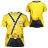 gearhuman 3d power rangers samurai yellow custom tshirt hoodie apparel gv08019 3d apparel 525521 - Power Rangers Mall