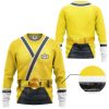 gearhuman 3d power rangers samurai yellow custom tshirt hoodie apparel gv08019 3d apparel 920657 - Power Rangers Mall