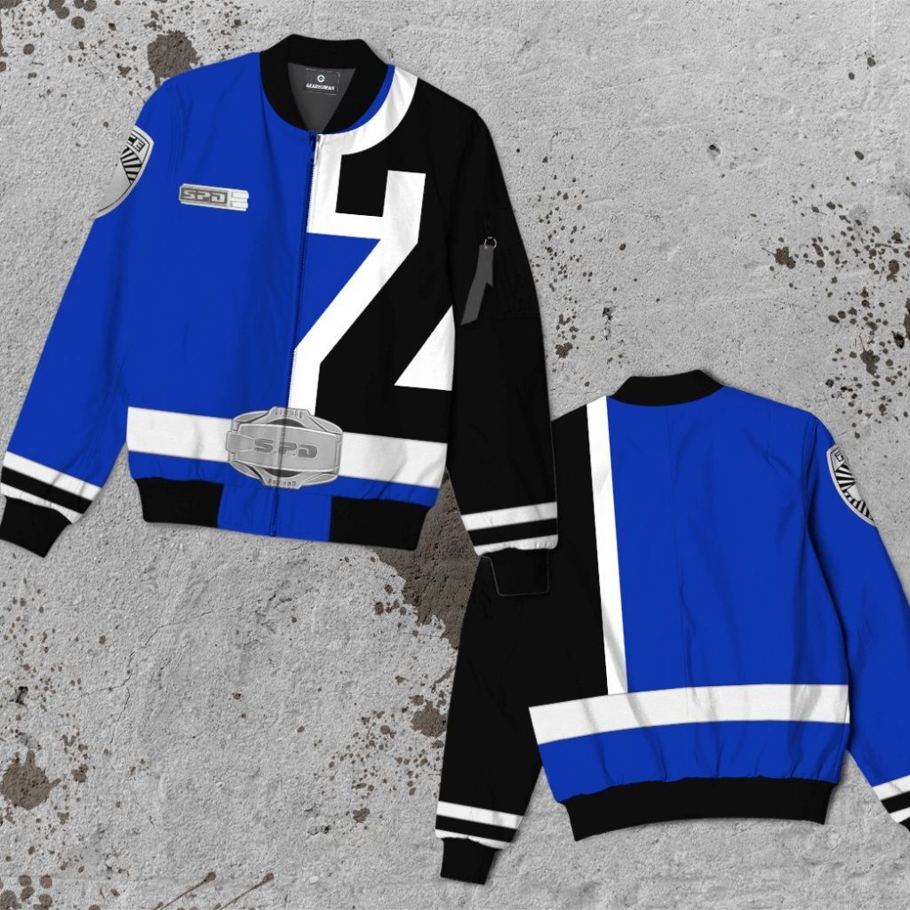 gearhuman 3d power rangers spd blue custom bomber gb22029 bomber 238249 8f72fef2 a869 4fbb b91a c531c05aad42 - Power Rangers Mall