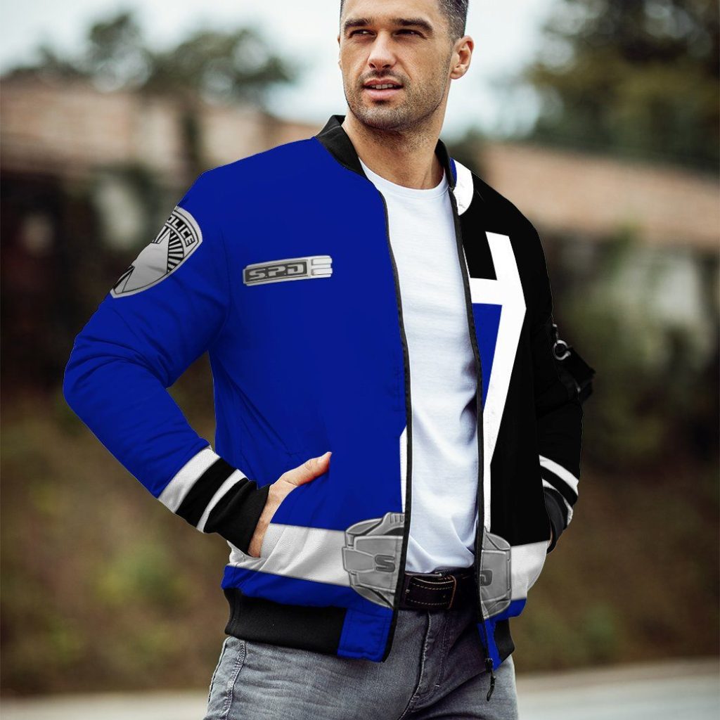 gearhuman 3d power rangers spd blue custom bomber gb22029 bomber 320464 5db92ce2 89e5 428a aed9 54b5e0023fb2 - Power Rangers Mall