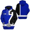 gearhuman 3d power rangers spd blue tshirt hoodie apparel gb290125 3d apparel 284234 - Power Rangers Mall