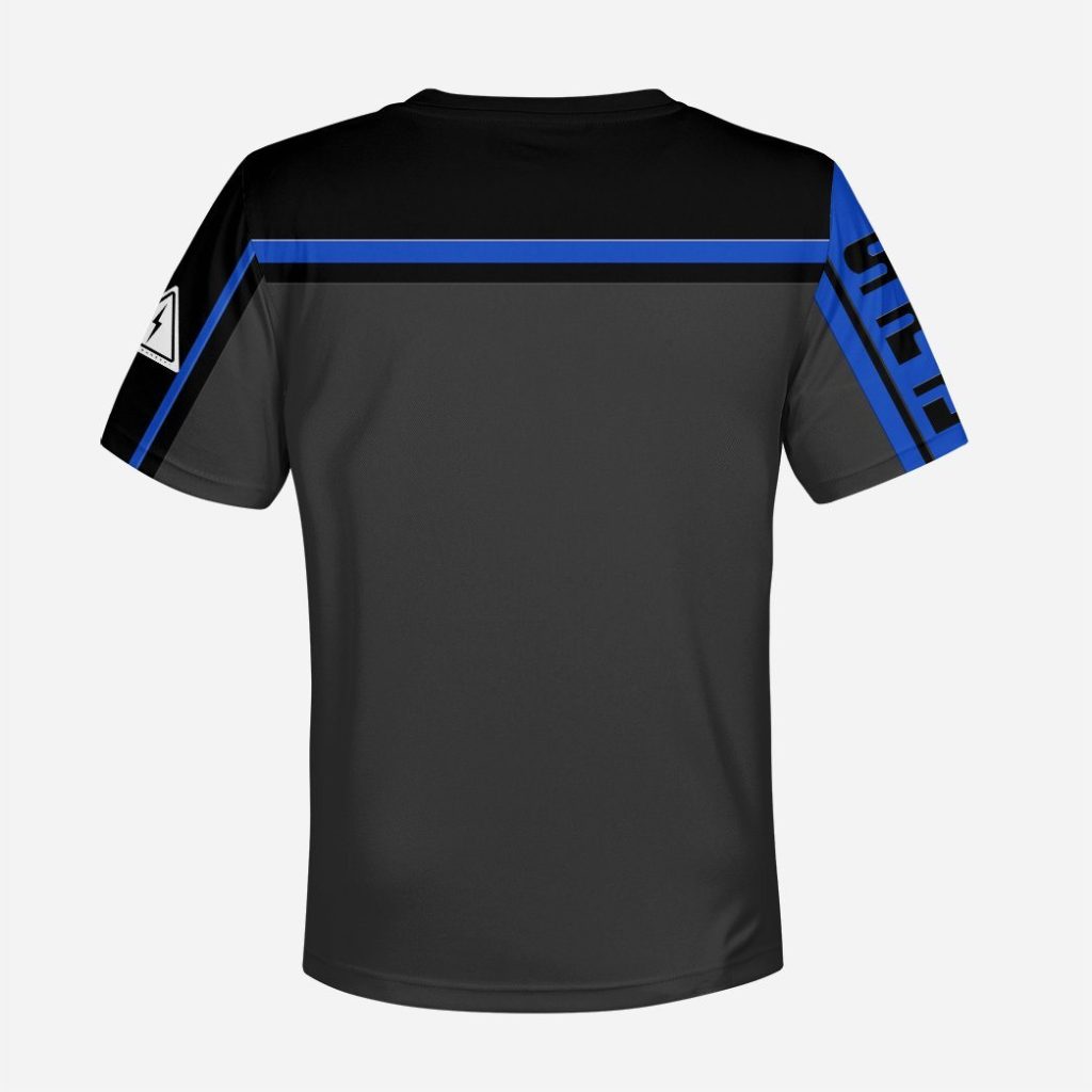 gearhuman 3d power rangers spd blue uniform tshirt hoodie kids gb220220 kid 3d apparel 928280 82cdff5d 8668 4f29 afe0 3e3815a548ee - Power Rangers Mall
