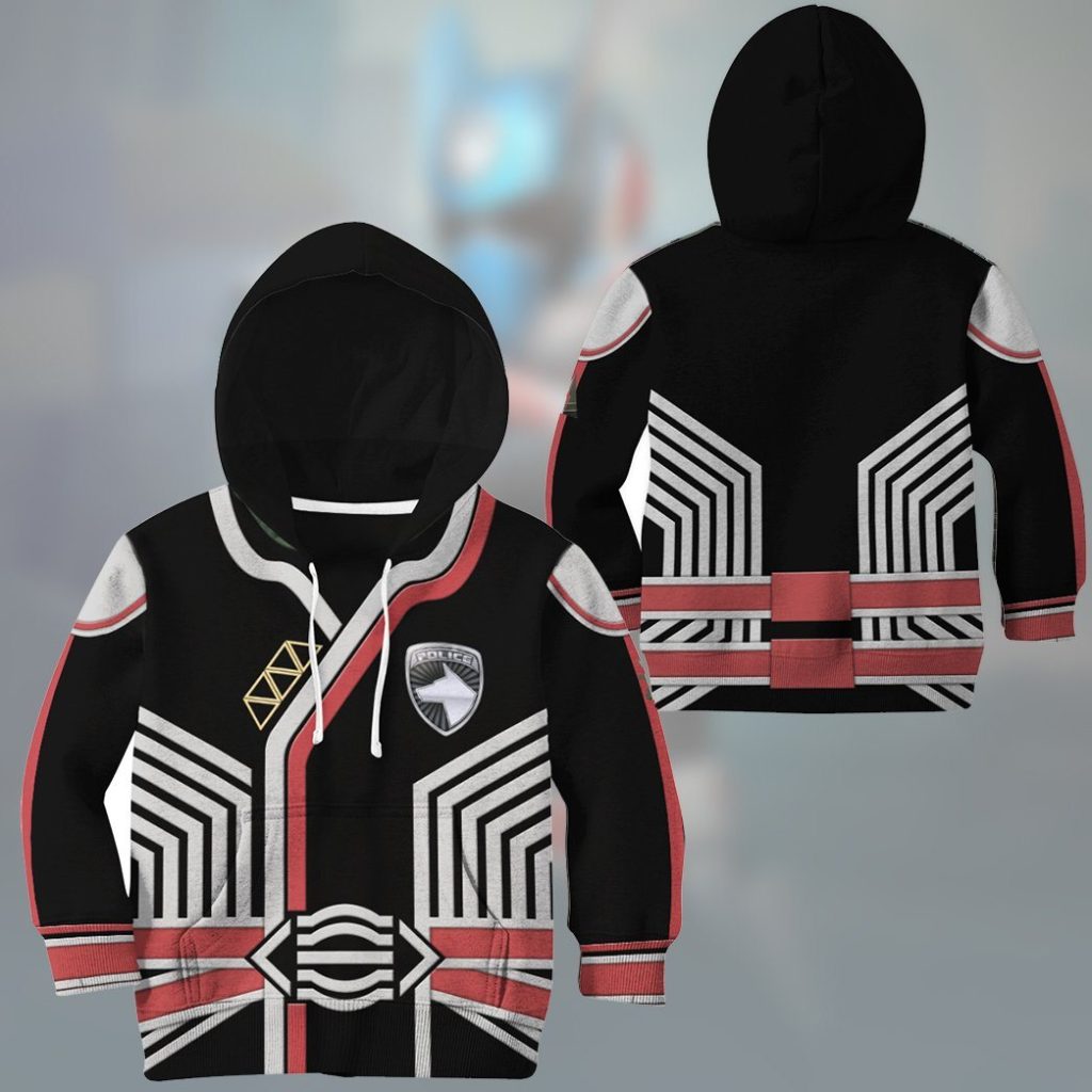 gearhuman 3d power rangers spd commander anubis cruger shadow tshirt hoodie kids gb220216 kid 3d apparel 465582 03e6095e 4601 4d52 bc74 353902691dcd - Power Rangers Mall