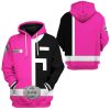 gearhuman 3d power rangers spd pink tshirt hoodie apparel gb290123 3d apparel 310029 - Power Rangers Mall
