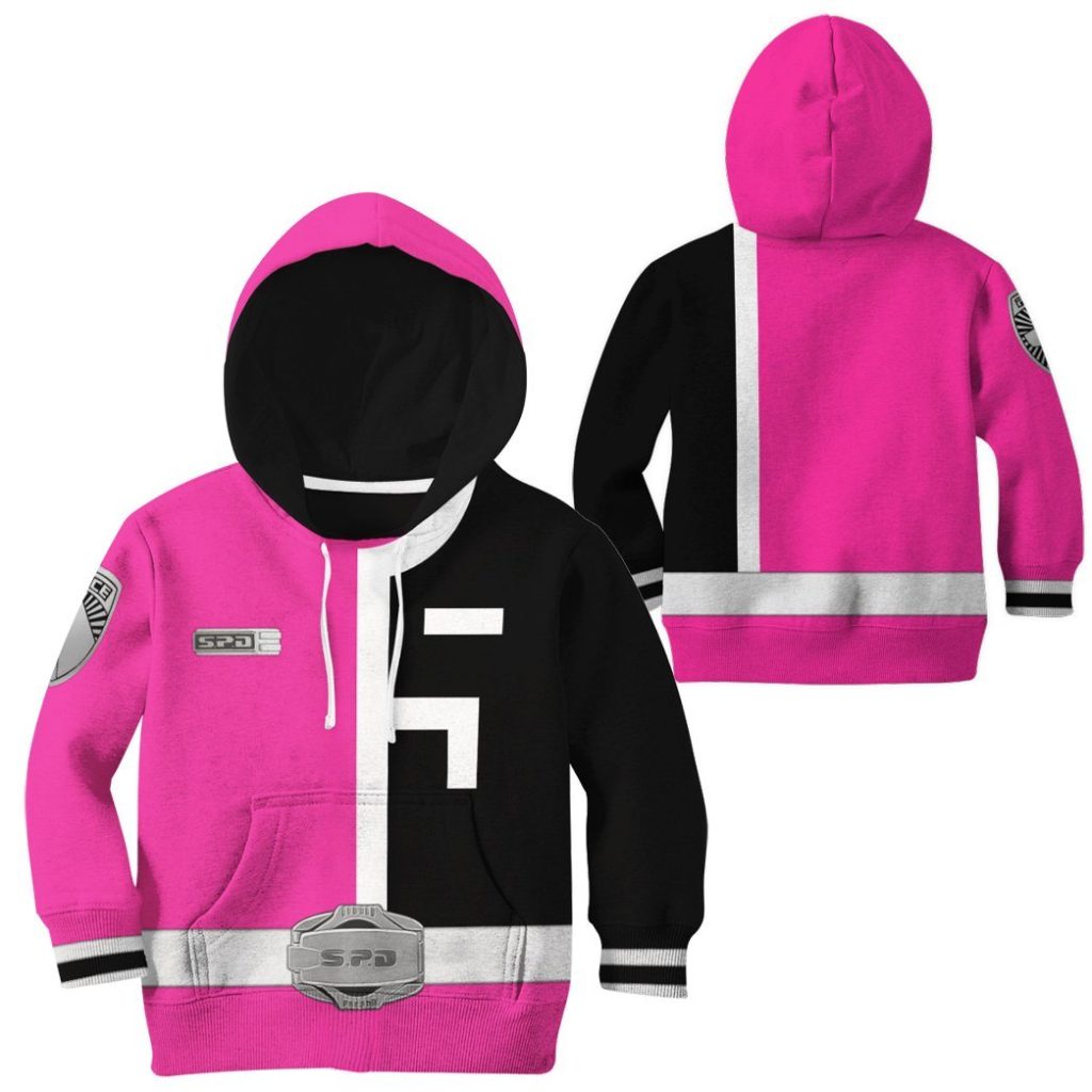 gearhuman 3d power rangers spd pink tshirt hoodie kids gb22028 kid 3d apparel 709969 74a21373 3f29 4514 8eae 087dfe47597f - Power Rangers Mall