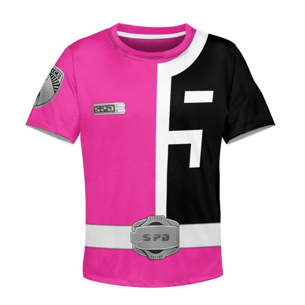 gearhuman 3d power rangers spd pink tshirt hoodie kids gb22028 kid 3d apparel kid t shirt xs 430238 dc59d3ab 7b6d 4af6 b0c6 dde03245f859 - Power Rangers Mall