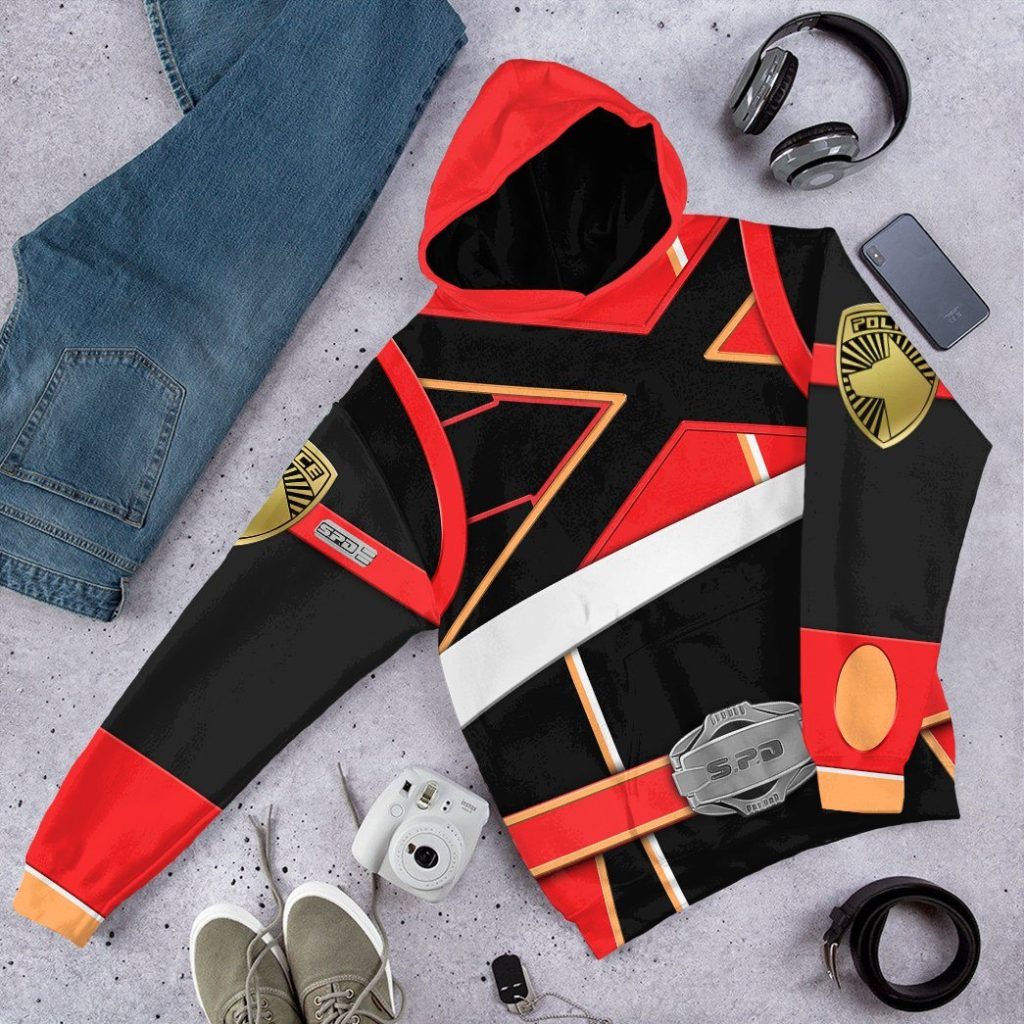 gearhuman 3d power rangers spd red soul of the dragon tshirt hoodie apparel gb290112 3d apparel 605624 b6065bf1 6e09 462a bce6 6f9d9baa942c - Power Rangers Mall