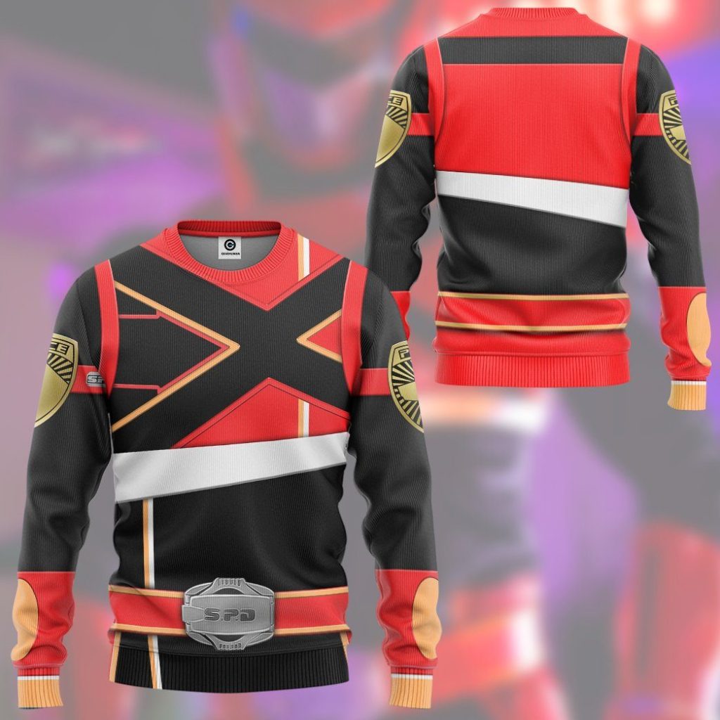 gearhuman 3d power rangers spd red soul of the dragon tshirt hoodie apparel gb290112 3d apparel 766237 fdb11f10 9ba2 4e51 99fd 46910d6d6f2d - Power Rangers Mall