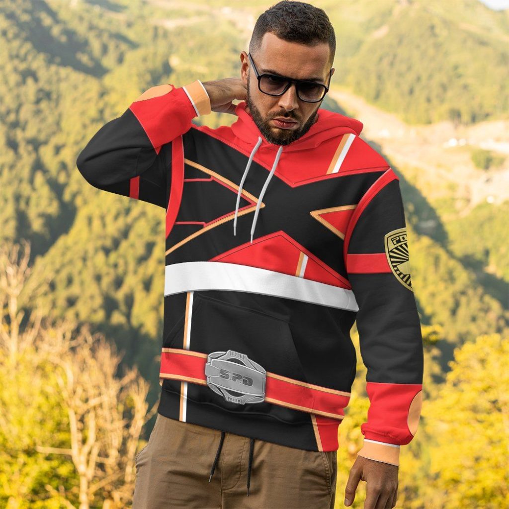 gearhuman 3d power rangers spd red soul of the dragon tshirt hoodie apparel gb290112 3d apparel 793737 ebba0b40 1584 47b7 a769 4b6d4dc6a431 - Power Rangers Mall