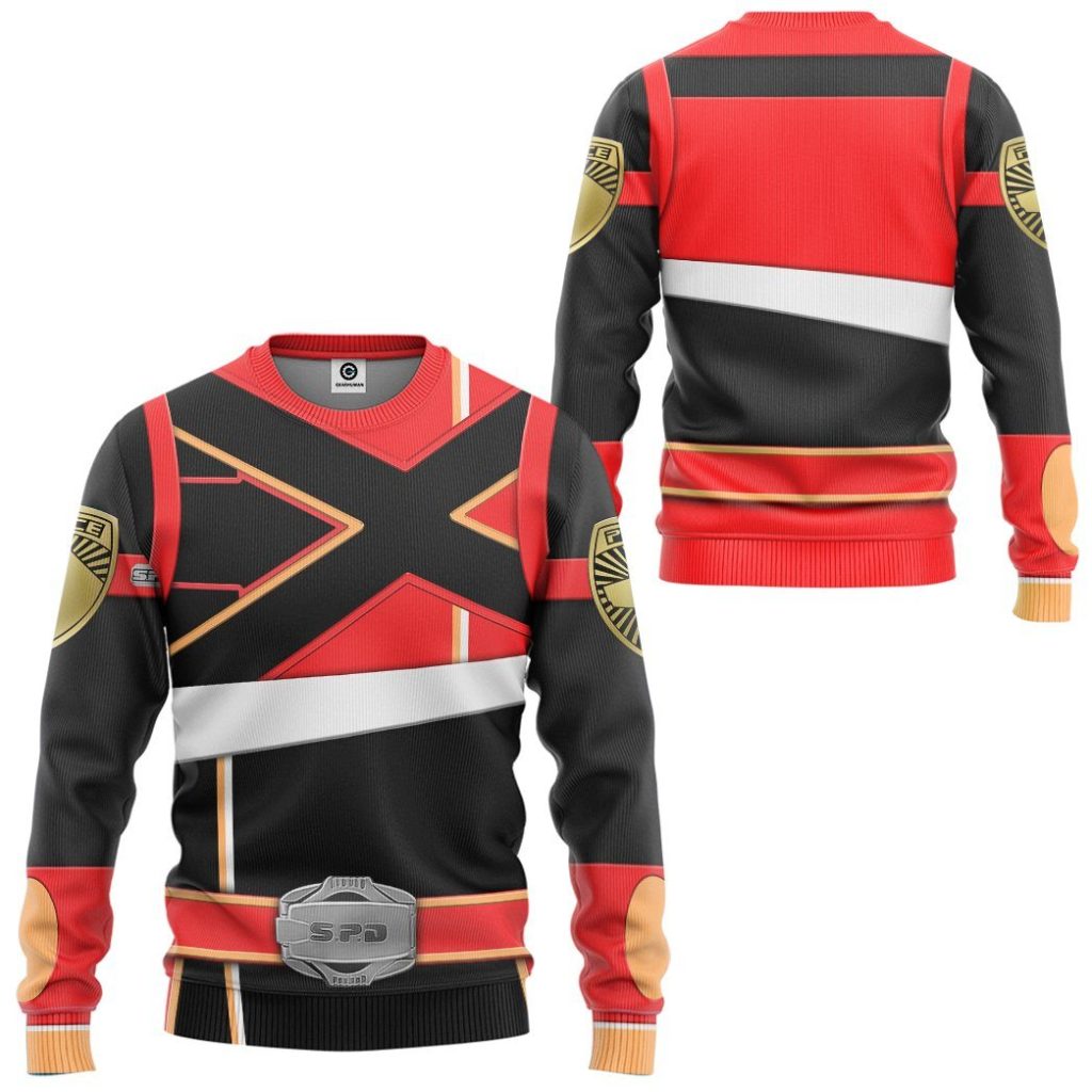 gearhuman 3d power rangers spd red soul of the dragon tshirt hoodie apparel gb290112 3d apparel 851202 880e679d 699b 4448 aad0 13233ac39463 - Power Rangers Mall