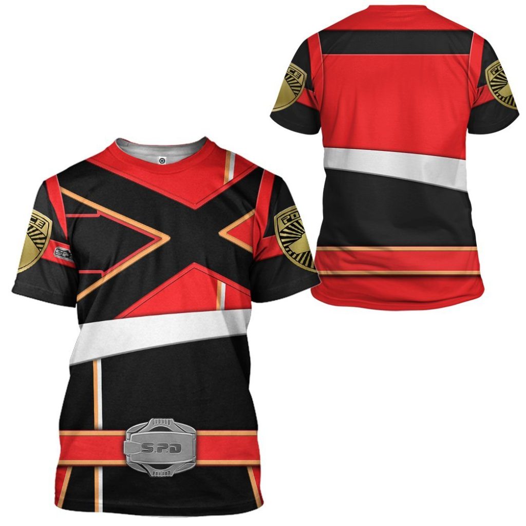 gearhuman 3d power rangers spd red soul of the dragon tshirt hoodie apparel gb290112 3d apparel 867814 31f800a7 0754 466b a792 e718ec7bb08a - Power Rangers Mall