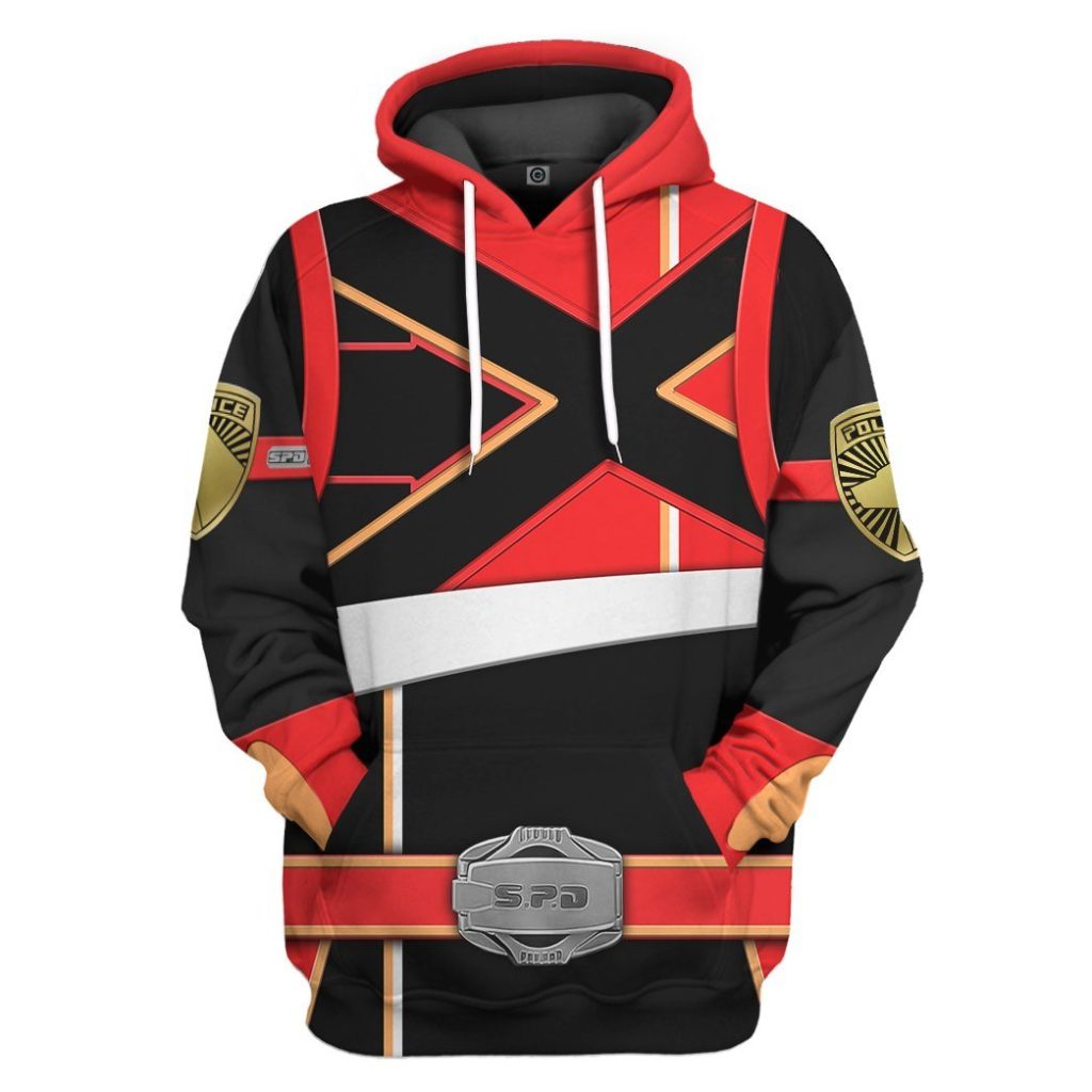 gearhuman 3d power rangers spd red soul of the dragon tshirt hoodie apparel gb290112 3d apparel hoodie s 926279 9617c143 8dd9 41f8 a6dc 8bca34d61488 - Power Rangers Mall