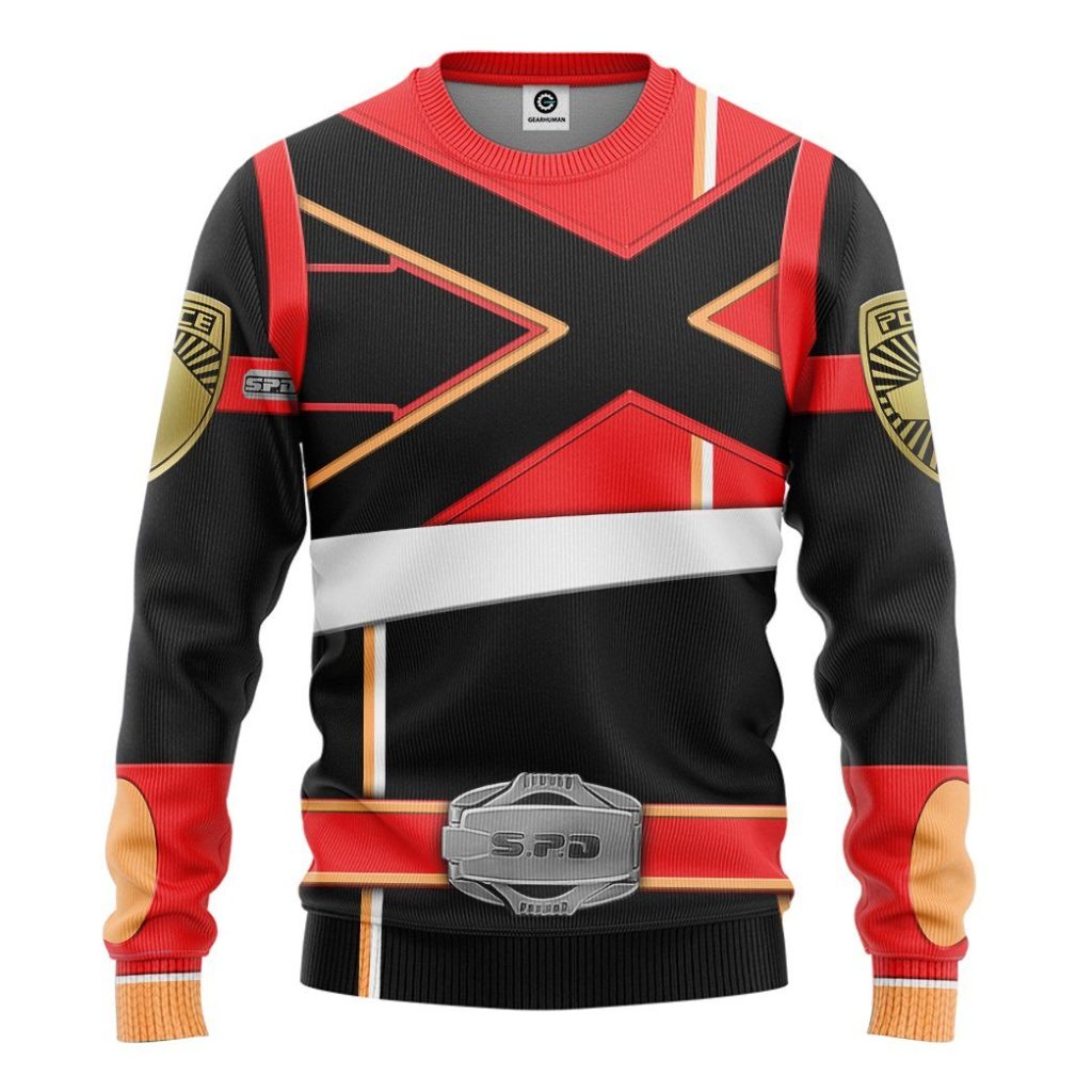 gearhuman 3d power rangers spd red soul of the dragon tshirt hoodie apparel gb290112 3d apparel long sleeve s 906546 a213daf7 cd8f 4631 9313 091f45510dce - Power Rangers Mall