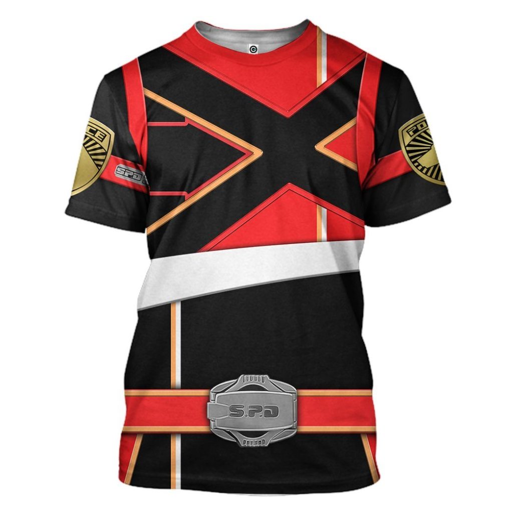 gearhuman 3d power rangers spd red soul of the dragon tshirt hoodie apparel gb290112 3d apparel t shirt s 700083 aa800eb5 a8ee 4a70 a131 90122721aa9e - Power Rangers Mall