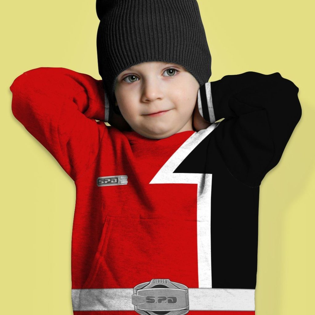 gearhuman 3d power rangers spd red tshirt hoodie apparel kids gb22022 kid 3d apparel 799746 f01a3dfc 9f85 4f9c 9209 c7d85b9b24bd - Power Rangers Mall